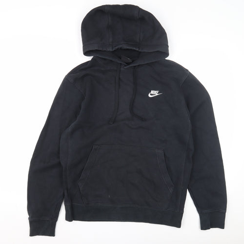 Nike Men's Black Hoodie, Size S, Pullover Style