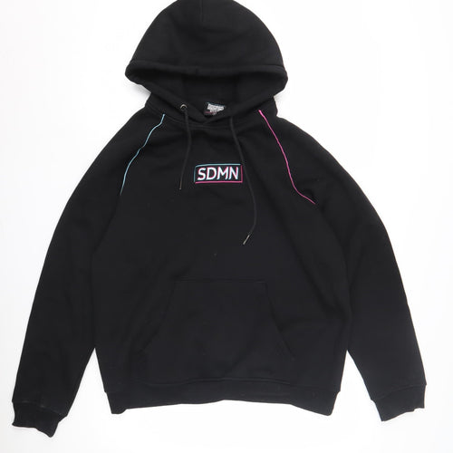 Sidemen Mens Black Medium Pullover Hoodie - Logo, Cotton