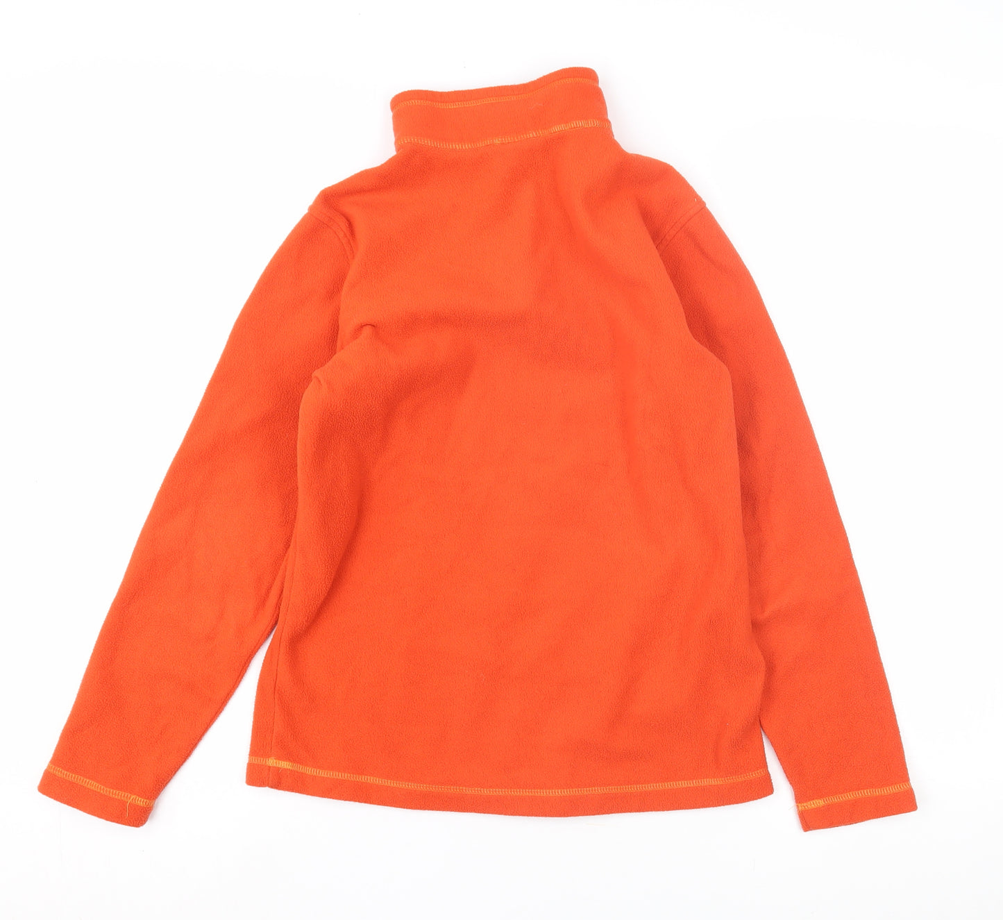Lands' End Boys Orange 1/2 Zip Sweatshirt Size 10-11 Years
