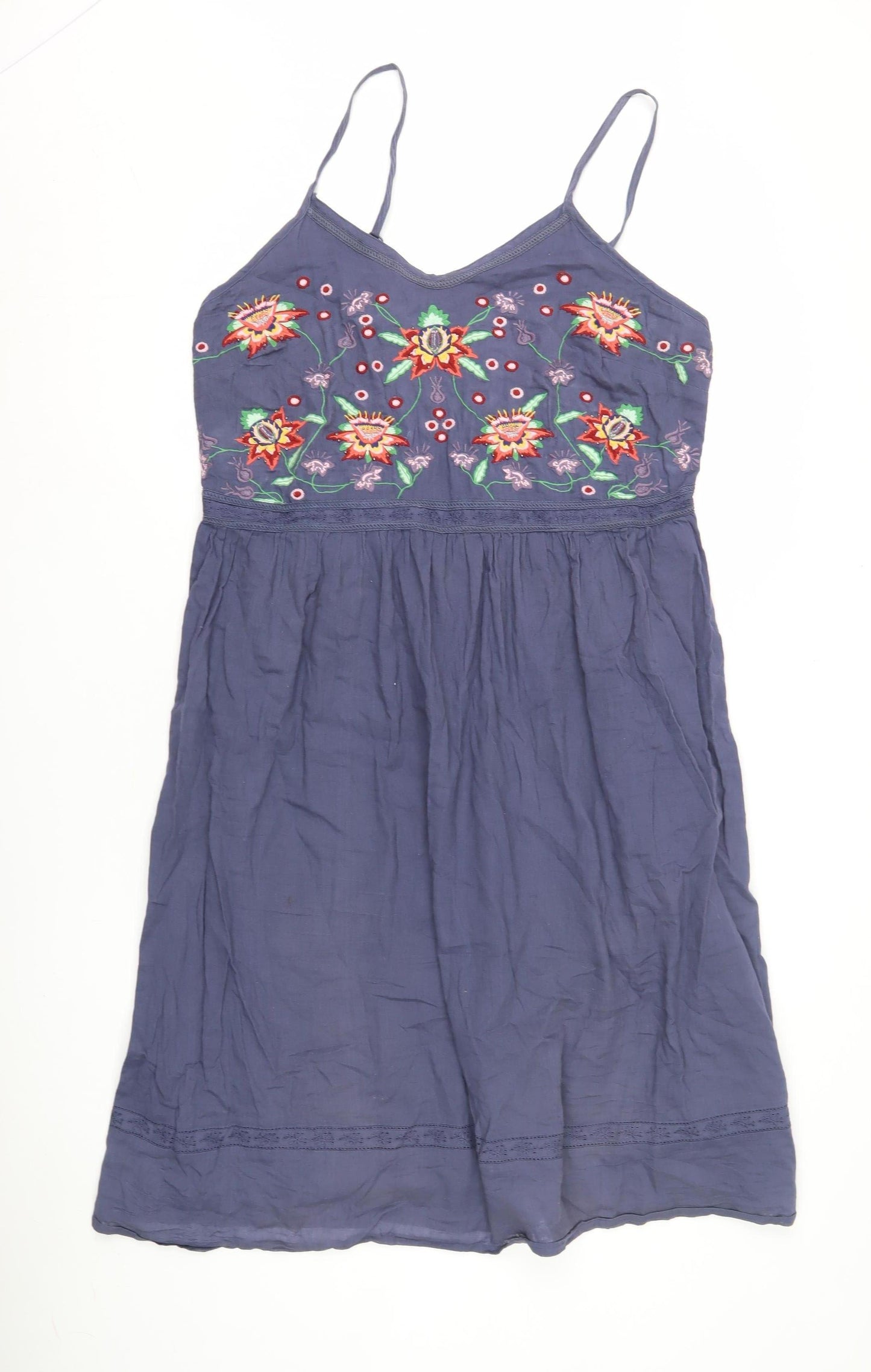 Joe Browns Women's Blue Floral Slip Dress Size 14