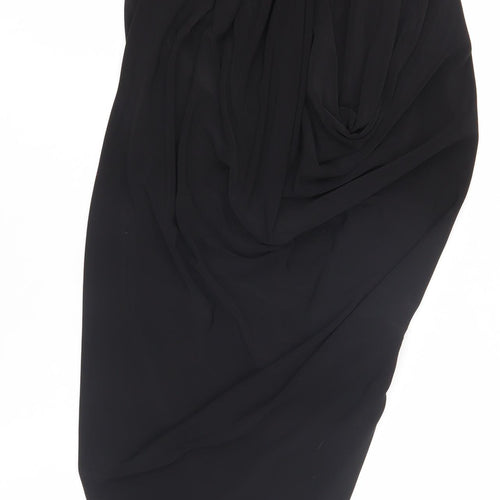 Club L London Women's Black One Shoulder Dress Size 6