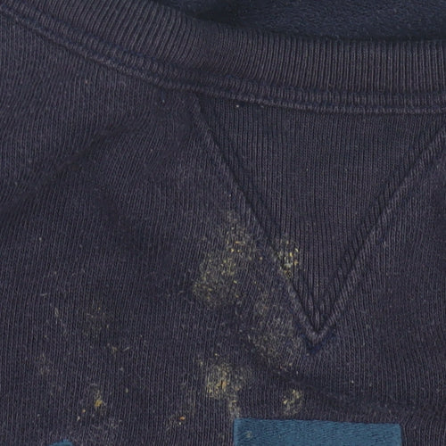 GAP Women's Blue Pullover Logo Sweatshirt M Casual