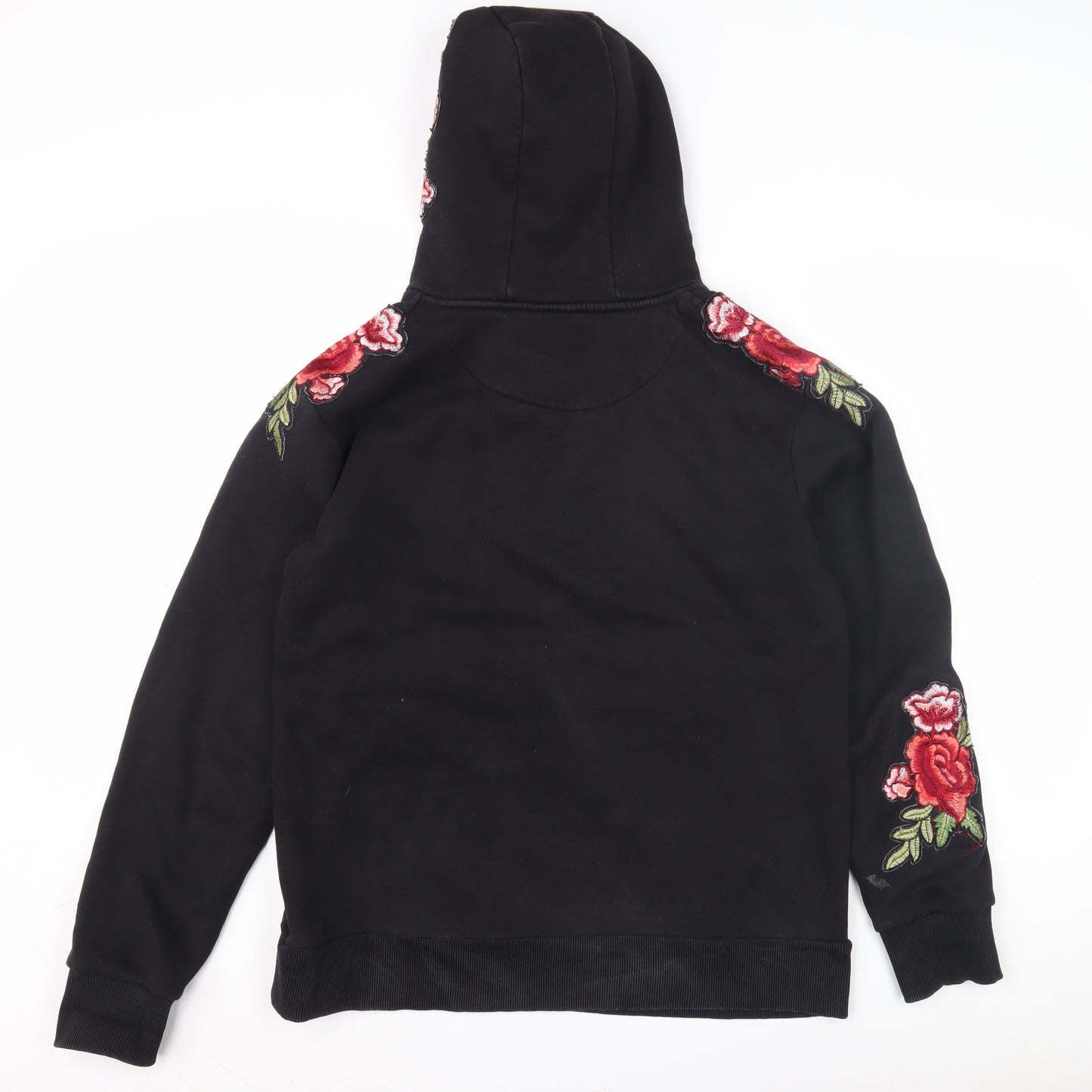 ACES Couture Women’s Black Embroidered Pullover Hoodie - M