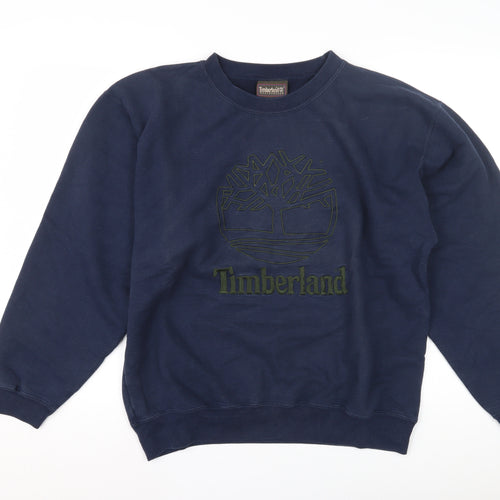 Timberland Men's Blue Pullover Sweatshirt L
