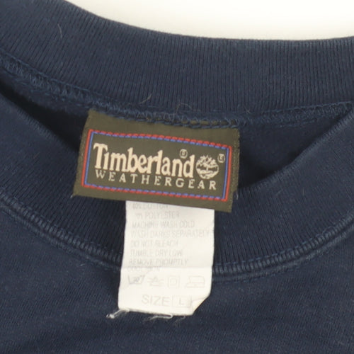 Timberland Men's Blue Pullover Sweatshirt L