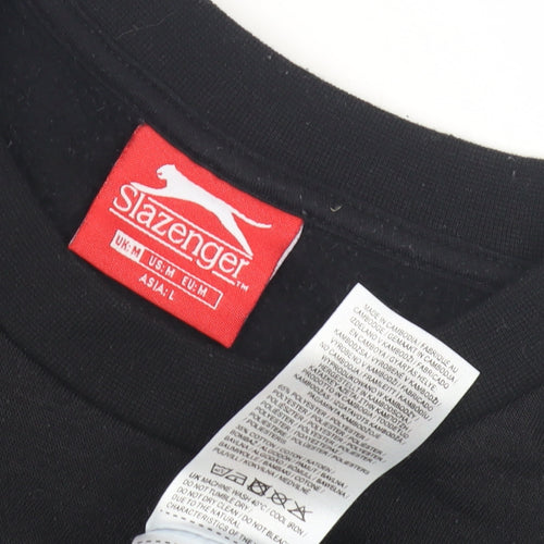 Slazenger Men's Black Pullover Sweatshirt - M