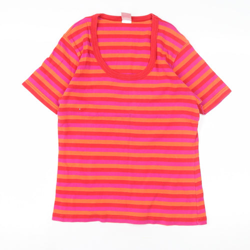 Country Casuals Women's Multicoloured Striped T-Shirt