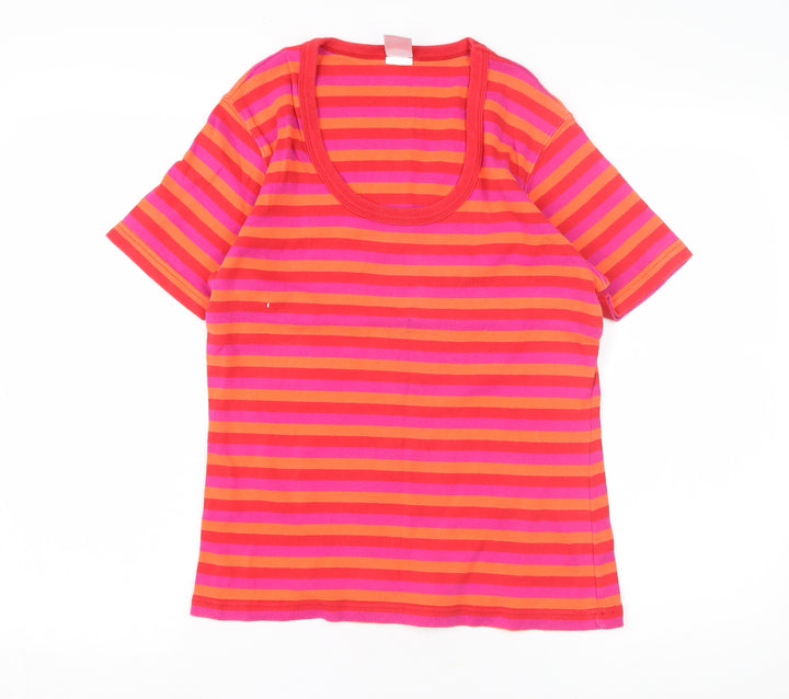 Country Casuals Women's Multicoloured Striped T-Shirt