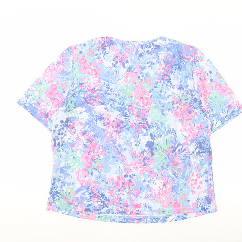HONOR MILLBURN Women Multicoloured Floral T-Shirt M