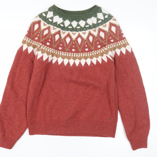 Fat Face Women's Multicoloured Fair Isle Jumper M