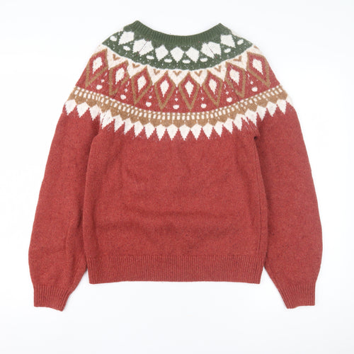 Fat Face Women's Multicoloured Fair Isle Jumper M