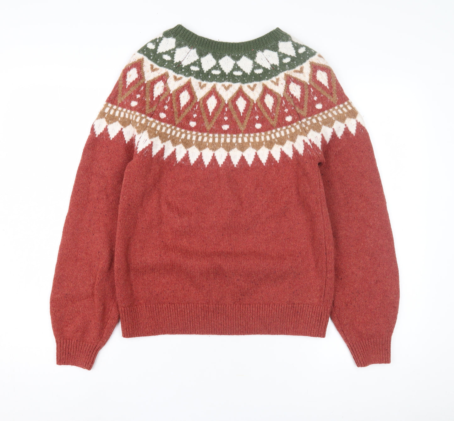 Fat Face Women's Multicoloured Fair Isle Jumper M
