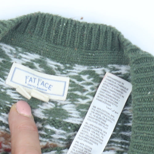 Fat Face Women's Multicoloured Fair Isle Jumper M