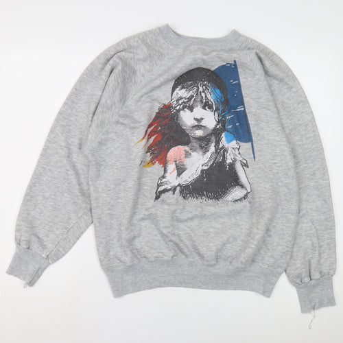 Grey Les Misérables Graphic Sweatshirt, Unisex Adults
