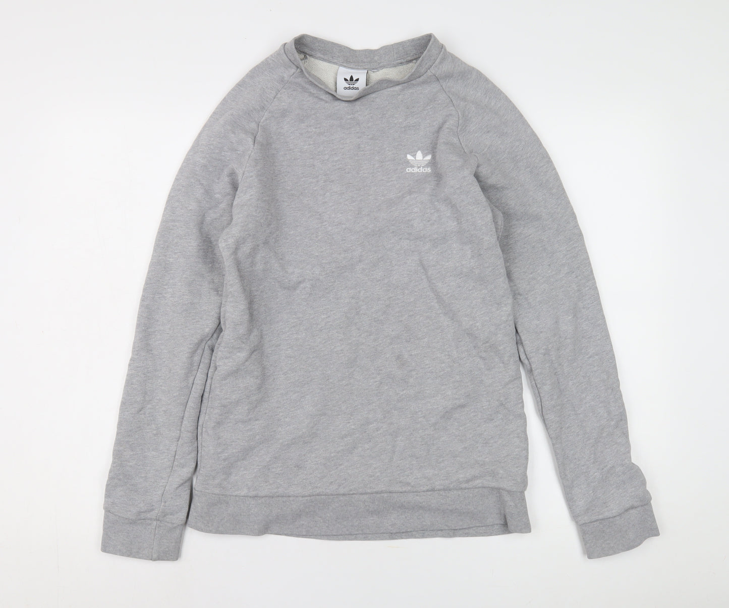 Adidas Grey Women's Sweatshirt - Classic Style L