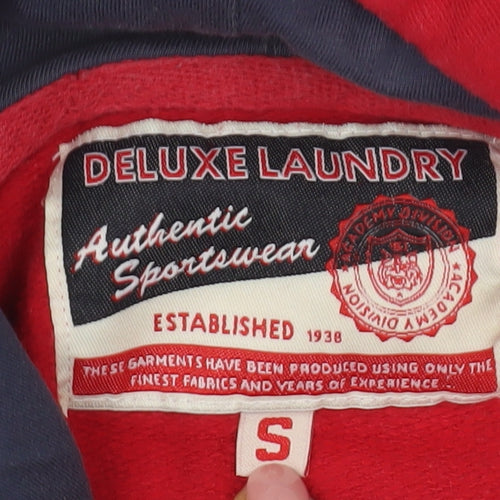 Deluxe Laundry Unisex Red Pullover Hoodie S