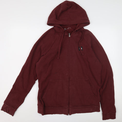 Under Armour Men's Red Full Zip Hoodie, Size M
