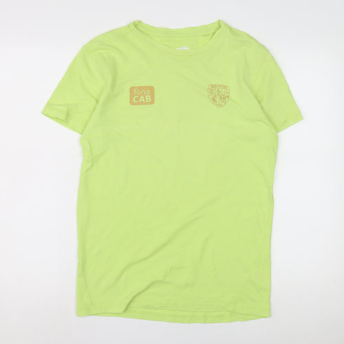 O'Neills Men's Green Crew Neck T-Shirt, Size Small