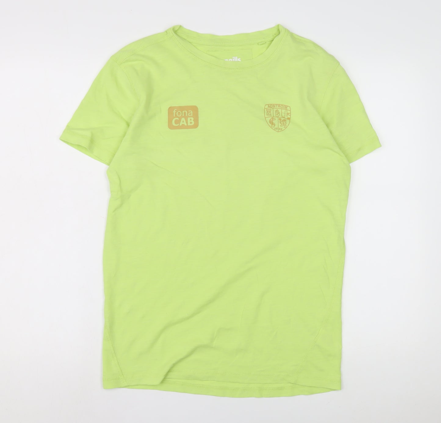 O'Neills Men's Green Crew Neck T-Shirt, Size Small