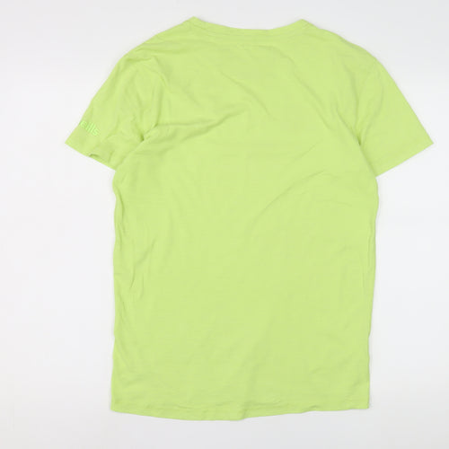 O'Neills Men's Green Crew Neck T-Shirt, Size Small