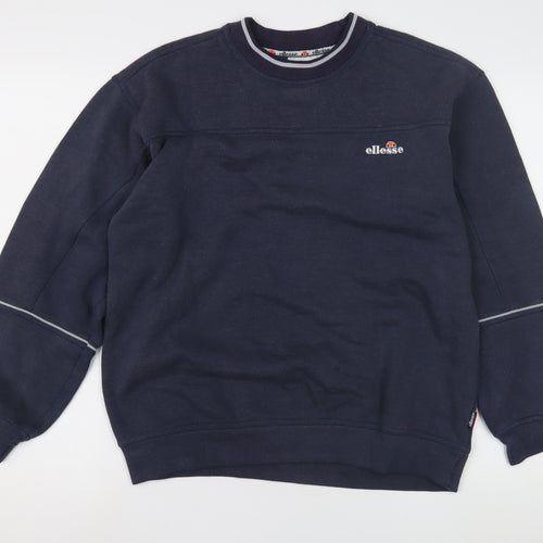 Ellesse Men's Blue Pullover Sweatshirt, Medium