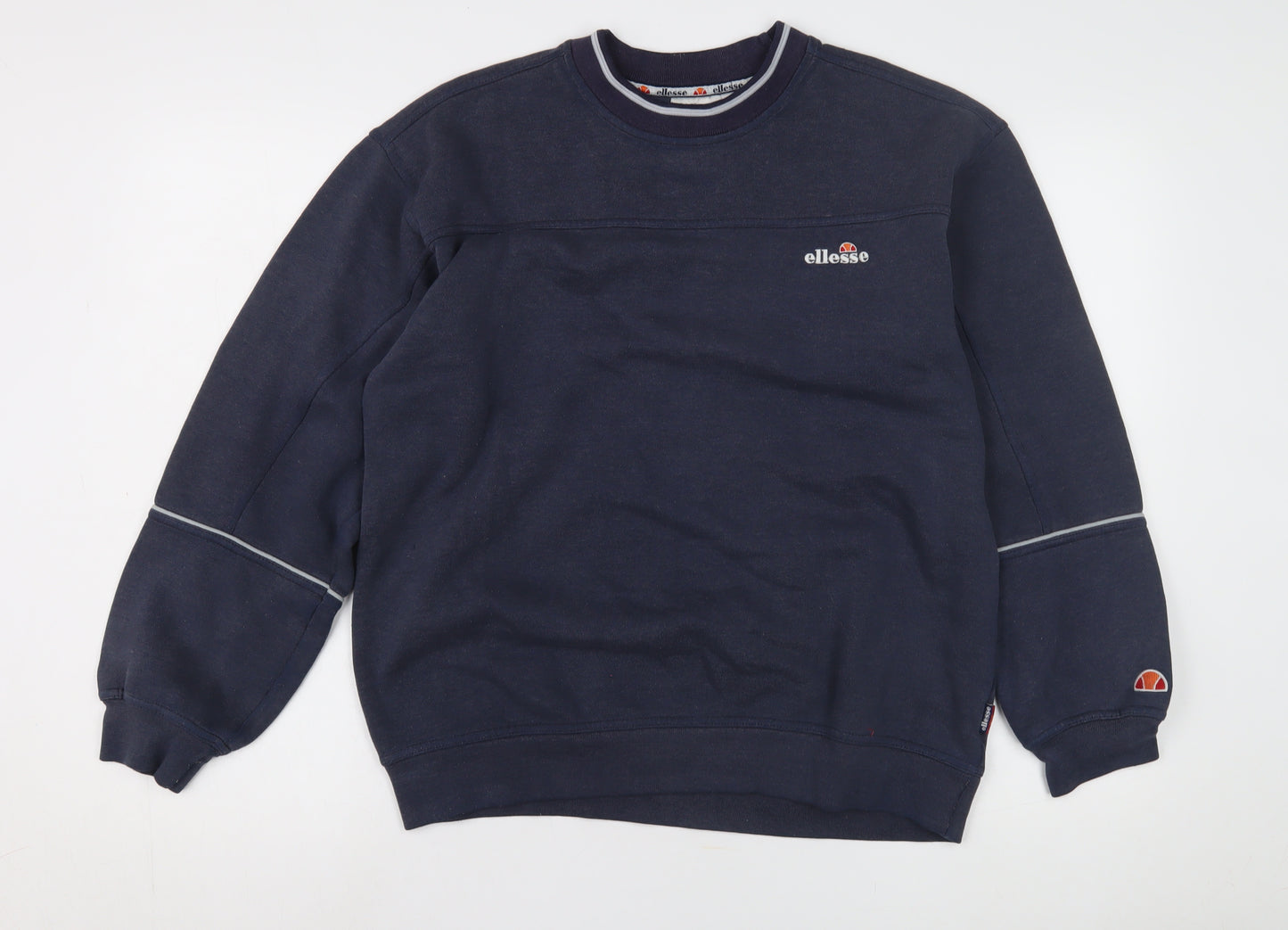 Ellesse Men's Blue Pullover Sweatshirt, Medium