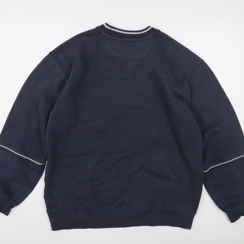 Ellesse Men's Blue Pullover Sweatshirt, Medium