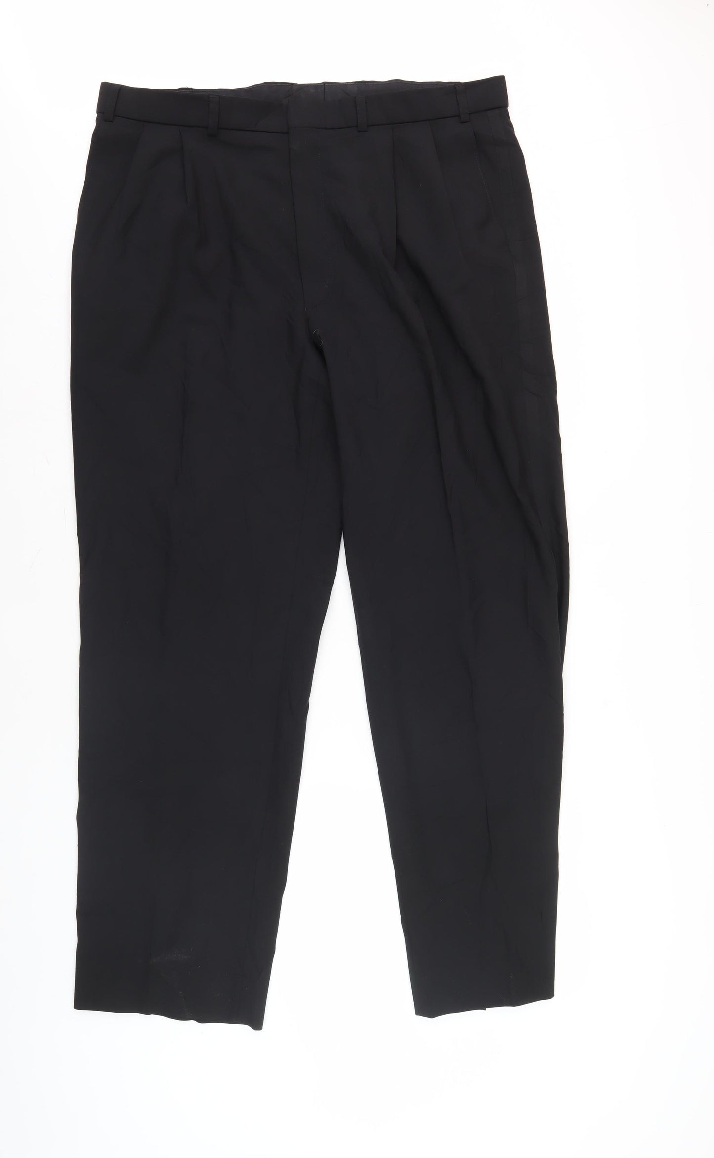 Marks and Spencer Men's Black Trousers 38/31