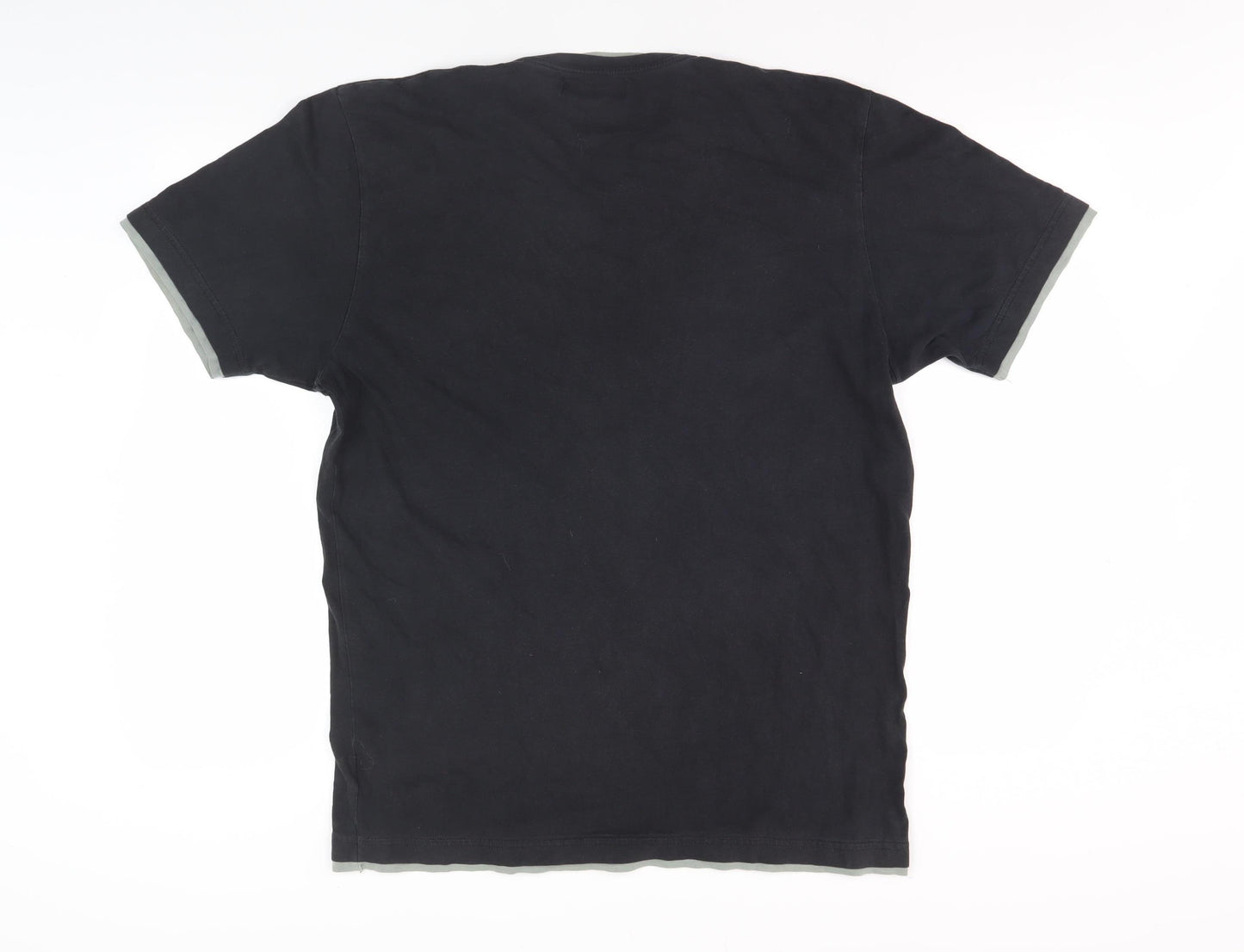 Ben Sherman Men's Black XL Crew Neck T-Shirt Logo