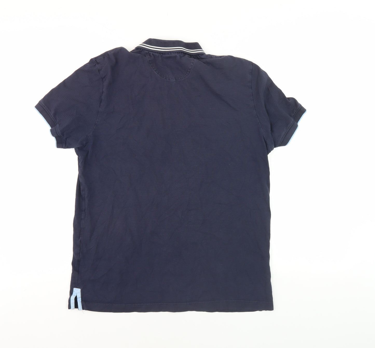 Canterbury Men's Blue Polo Shirt, Medium, Logo Accent