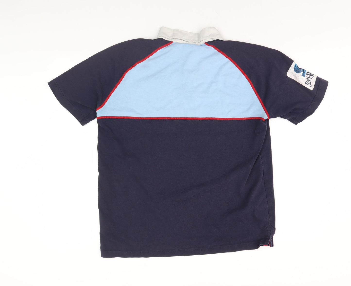 Canterbury Men's Blue Rugby Polo Shirt M