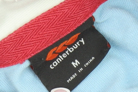 Canterbury Men's Blue Rugby Polo Shirt M