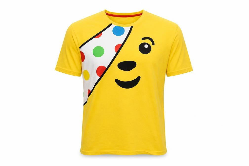 George Yellow 2XL Unisex BBC Cartoon T-Shirt