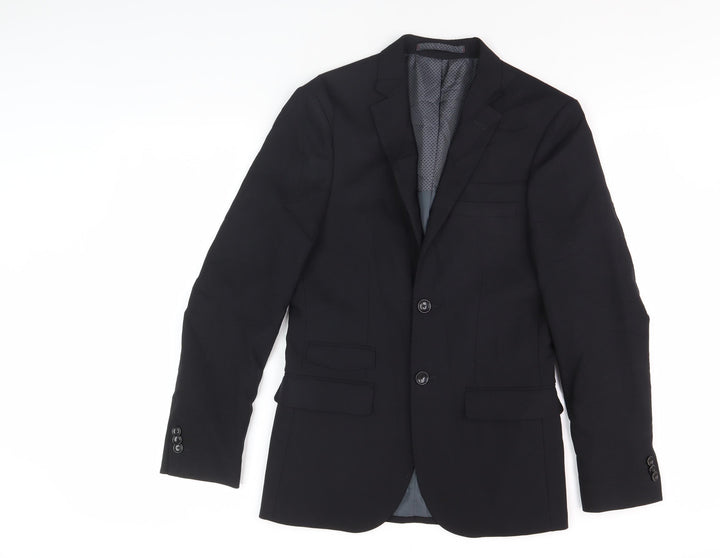 Marks and Spencer Black Blazer, Mens M, Lined Formal Jacket