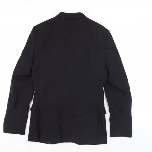 Marks and Spencer Black Blazer, Mens M, Lined Formal Jacket
