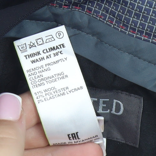 Marks and Spencer Men's Black Slim Trousers 28W 31L