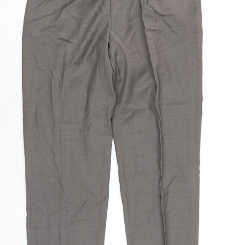 Marks & Spencer Men's Beige Wool Trousers Size L
