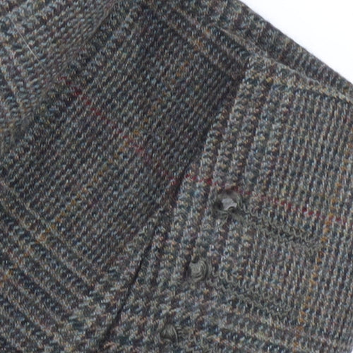 Marks and Spencer Men's Green Check Blazer, Medium, Wool