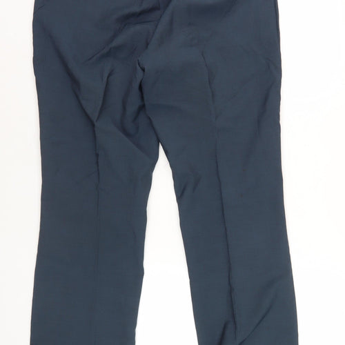 Alexandre Savile Row Men's Blue Dress Pants, Size 38