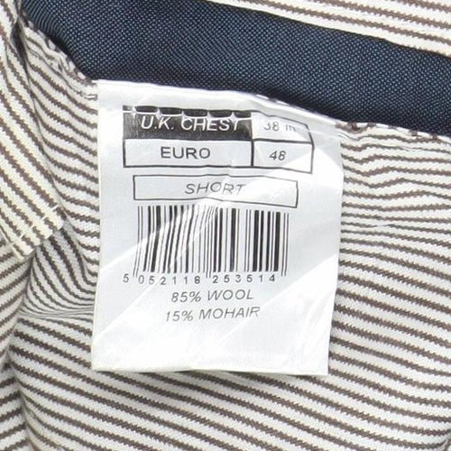 Alexandre Savile Row Men's Blue Dress Pants, Size 38