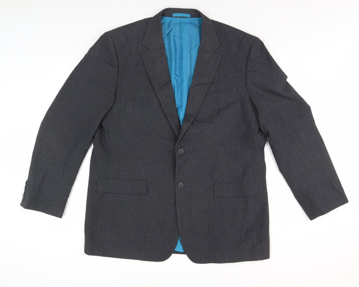 Greenwoods Mansize Black Blazer for Men, 2XL