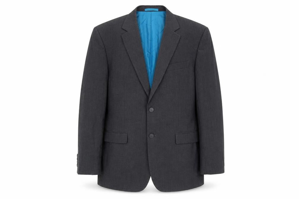Front view of Greenwoods Mansize Black Blazer for Men, 2XL