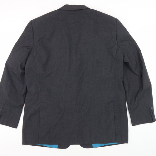Greenwoods Mansize Black Blazer for Men, 2XL