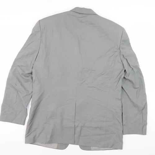 Hugo Boss Men's Grey Blazer, Size 42, Business Wear