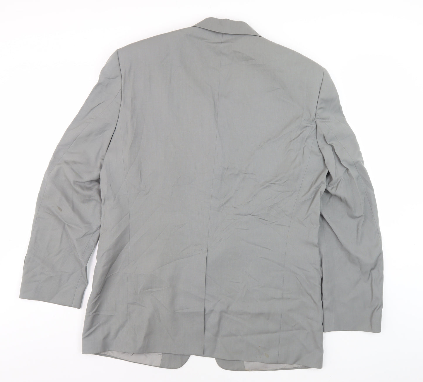 Hugo Boss Men's Grey Blazer, Size 42, Business Wear