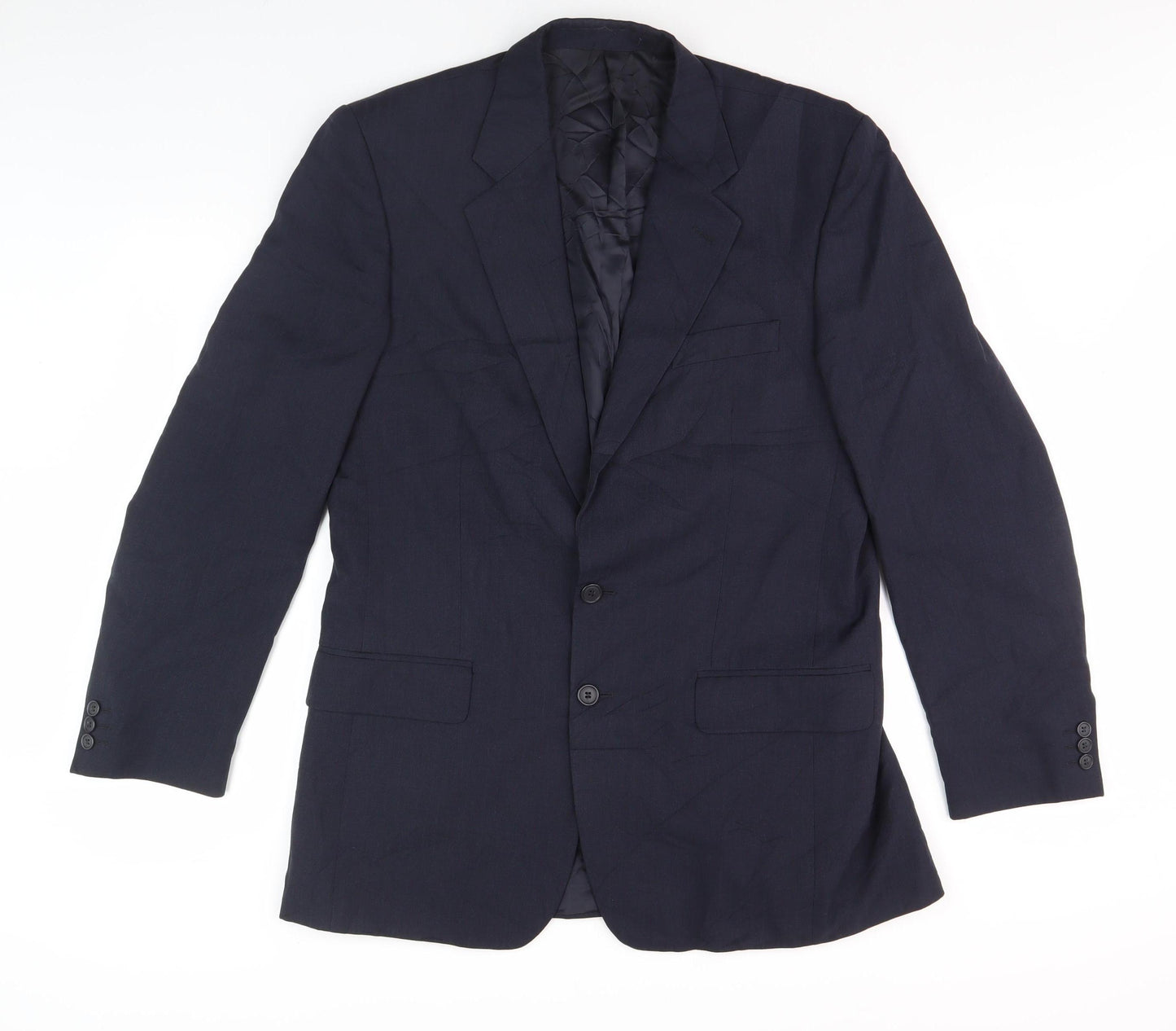 Daniel Drescott Men's Blue Blazer, Size 40 in, Formal Wear