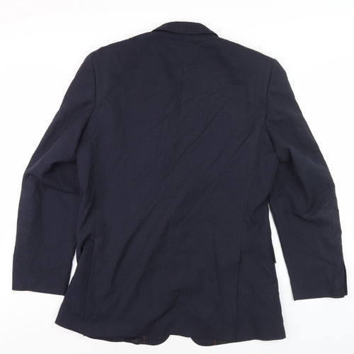 Daniel Drescott Men's Blue Blazer, Size 40 in, Formal Wear