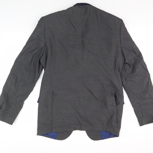 Marks & Spencer Grey Men's Blazer - Size 40 Long