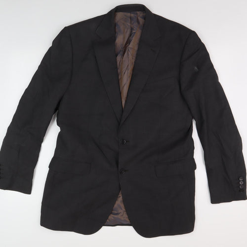 Marks and Spencer Men's Black Blazer, 42 in, Business Formal