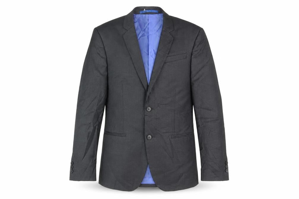 Front view of Marks & Spencer Men's Grey Blazer, size 38